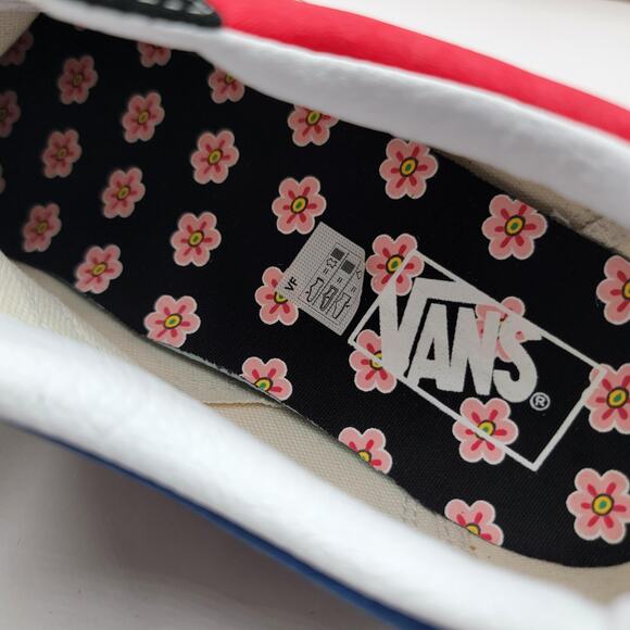 Vans Old Skool Shoes Mens Sz 10 Wmns 11.5 Zebra Cherry Blossom Korean Typography main image 8